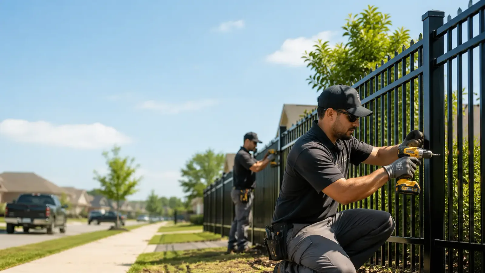 Metal Fence Installation in Carrollton, KY